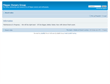 Tablet Screenshot of flippac-owners.com